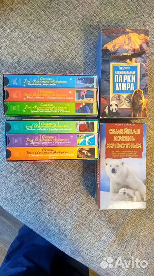 VHS мультф.+док.фильмы о животных