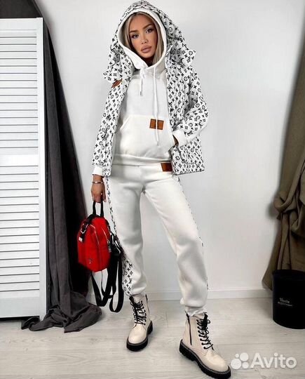 Флисовый костюм женский