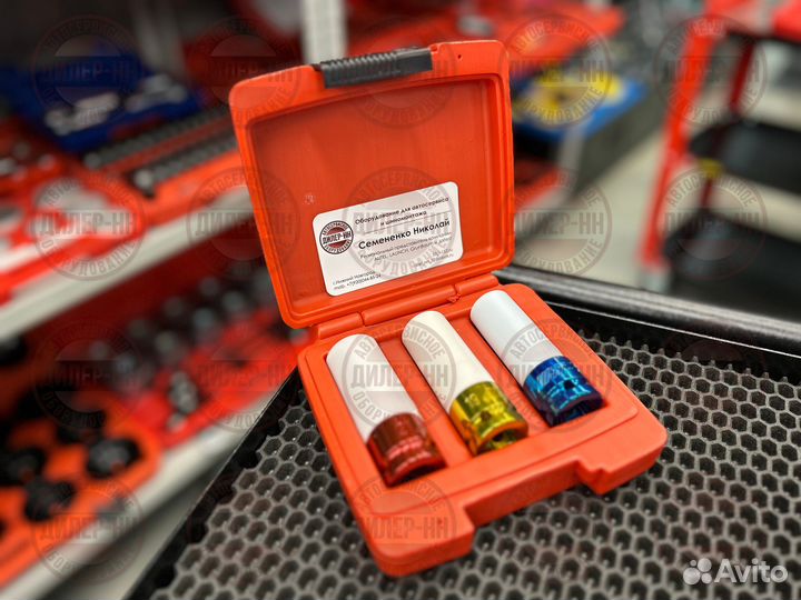 Набор головок для литых дисков 17, 19, 21мм JTC