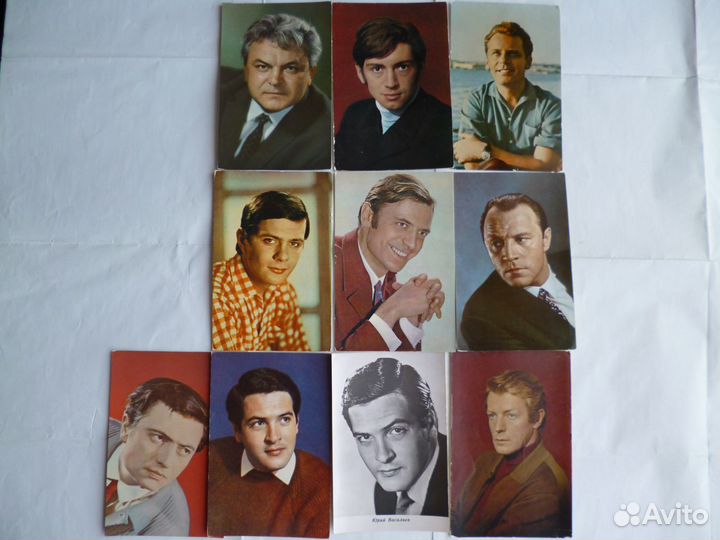 Открытки с артистами советского кино