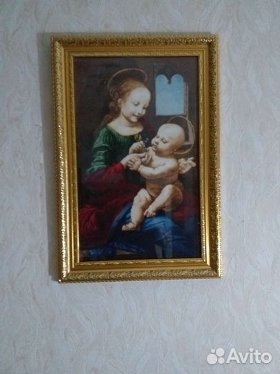 Картины из музейных коллекций вышитые крестом