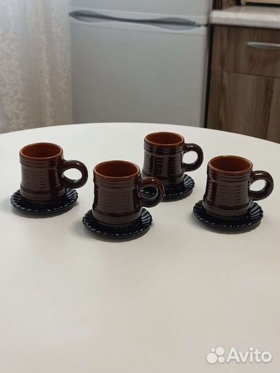 Набор кофейных чашек. Керамика. СССР. Винтаж