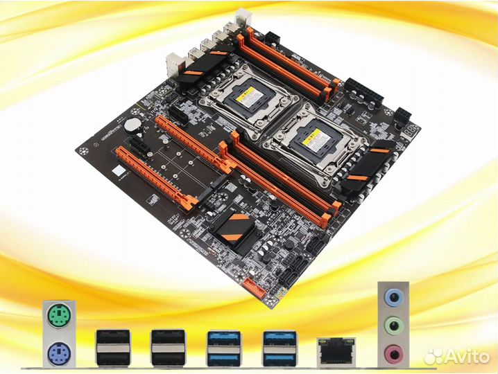 X99 Dual + 2670v3 + 2670v3 + 64 гб DDR4