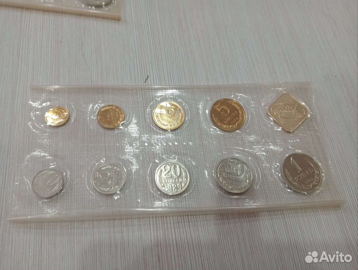 Коллекционные наборы монет СССР