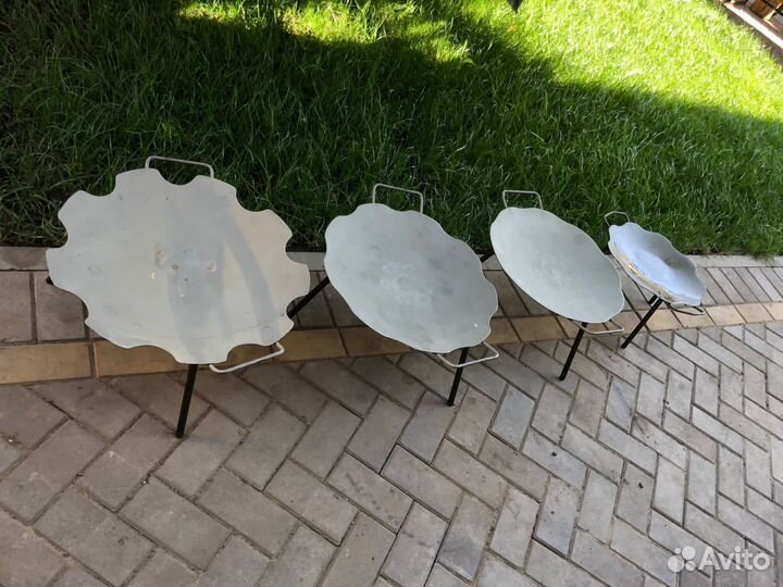 Садж из бороны с треногой