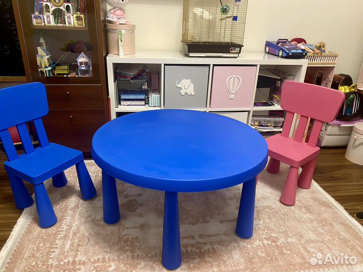 Детский столик и стульчик IKEA