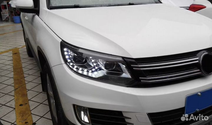 Новые фары для Volkswagen Tiguan 1 BiLed Aozoom