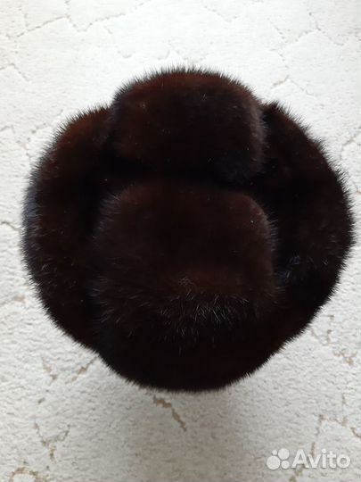 Норковая шапка мужская
