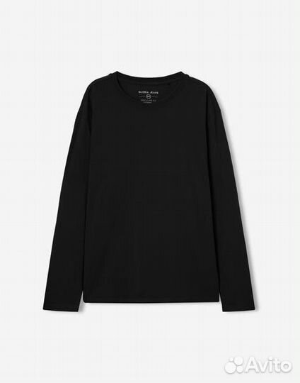 Лонгслив черный