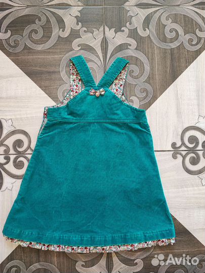 Вельветовый сарафан Маленькая леди 104