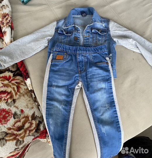 Костюм джинсовый 92-98 мальчик