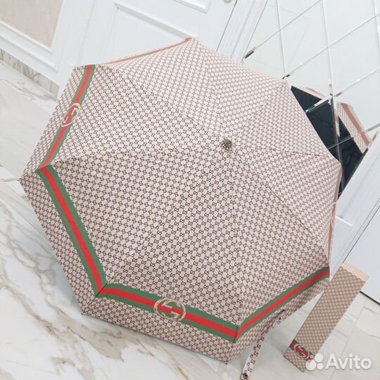 Зонт gucci гуччи в подарочной коробке