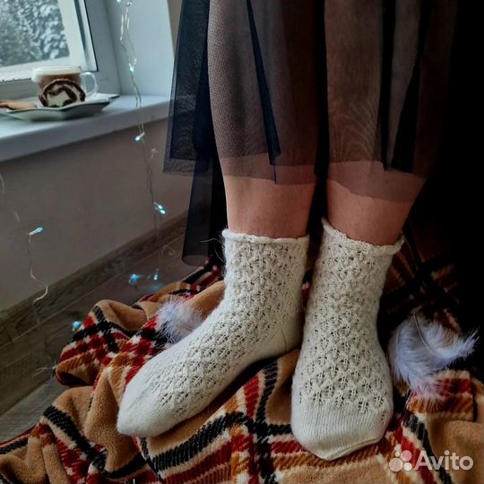 Носки вязаные ручной работы женские