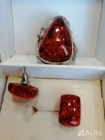 Серги, перстень