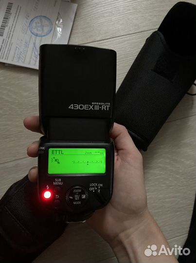 Вспышка камеры canon speedlite 430EX III YN-E3-RT