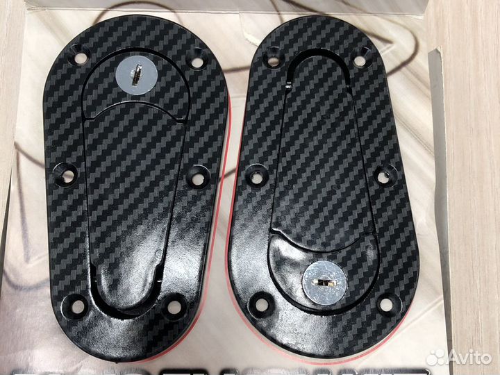 Замки капота под карбон D1 generation с ключом