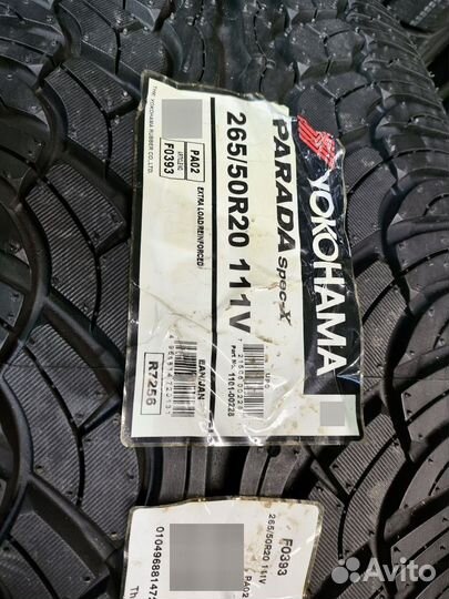 Yokohama Parada Spec-X 265/50 R20 111V