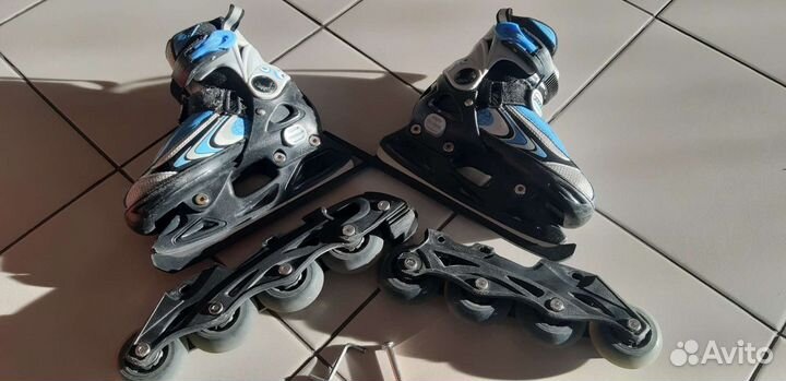 Коньки ролики 2 в 1 р.29-32
