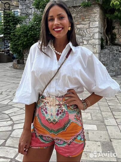 Продам шорты с ярким принтом xs