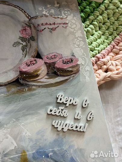 Картина панно из дерева