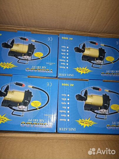 Насос автомобильный компрессор AC580S новый