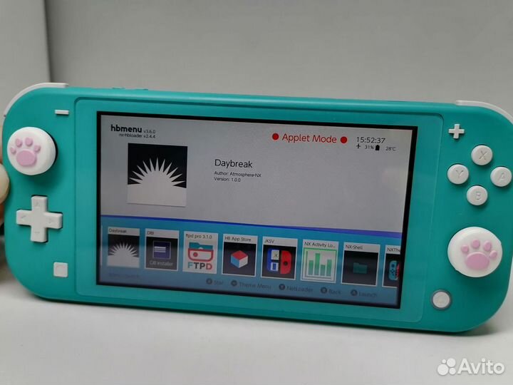 Nintendo Switch Lite Прошит 160gb+999игр