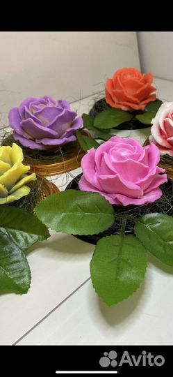 Роза из мыла