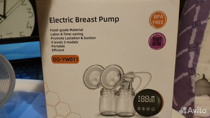 Молокоотсос электрический двойной