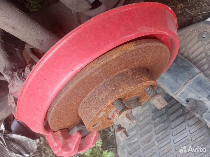 Диск тормозной задний Audi A4 В7