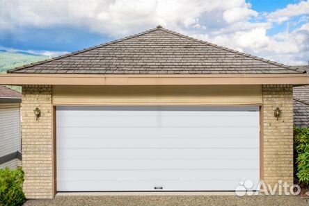 Секционные ворота с монтажом