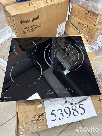 Стеклокерамическая панель Weissgauff HV 633 BS