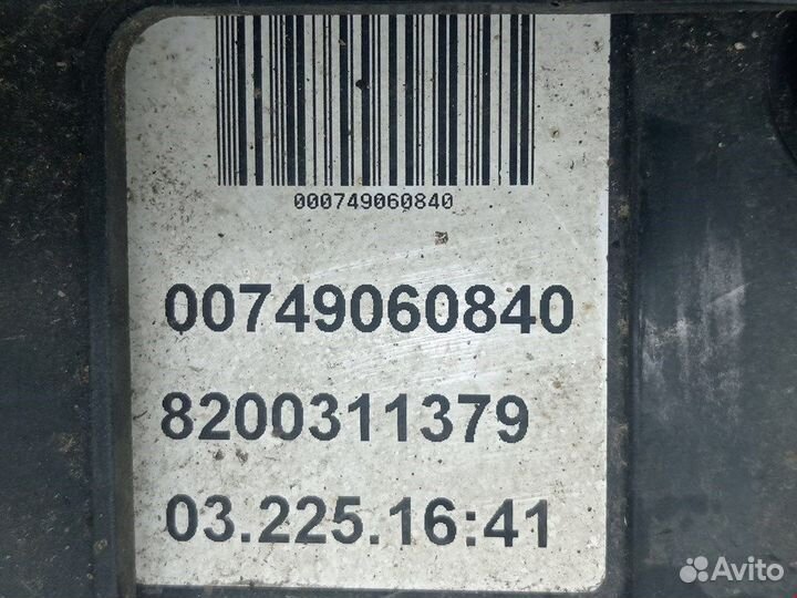 Блок управления ручником для Renault Scenic 2