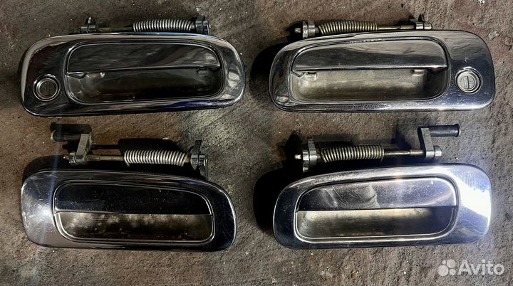 Хром дверные ручки Toyota Cresta X90