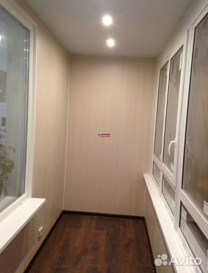 Остекление балкона 3м