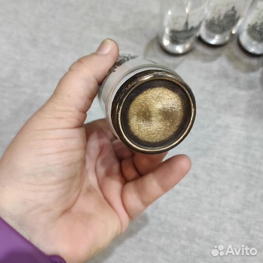 Стаканы Рюмки хрусталь, мельхиор. СССР