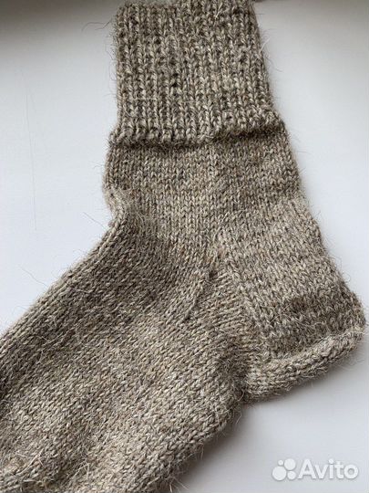 Носки шерстяные вязаные (ручная работа)