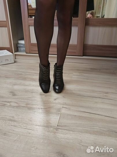 Полусапожки натуральная кожа