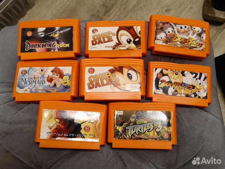 Картриджи на Денди, новые. Игры для Dendy