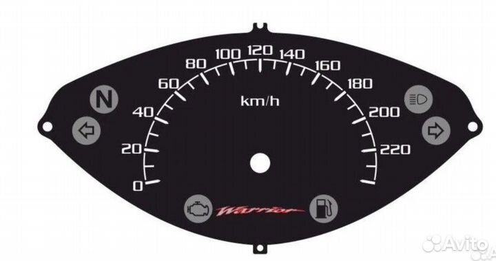 Тюнинг Шкалы на панель приборов Yamaha