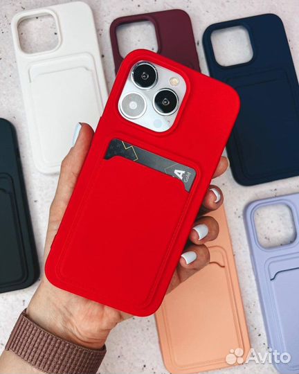 Чехлы с отделом под карту, для iPhone Xr/11/12/13