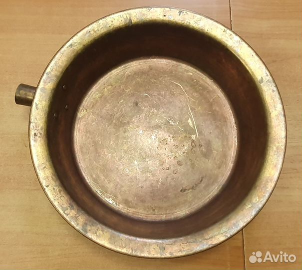 Латунный тазик для варенья СССР