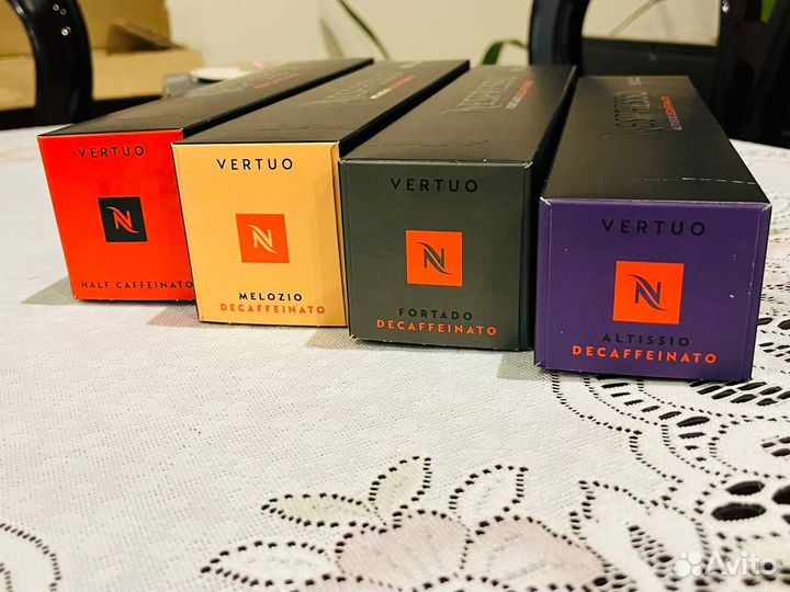 Капсулы Nespresso / Капсулы Vertuo / Decaffeinato