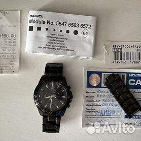 Harga jam casio hot sale edifice chronograph wr100m