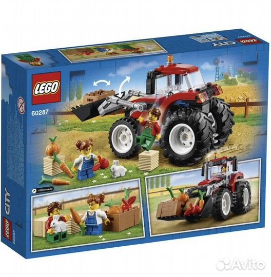 Lego city трактор 60287