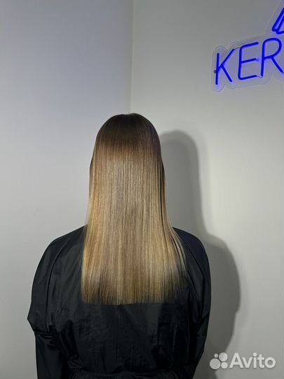 Кератиновое выпрямление