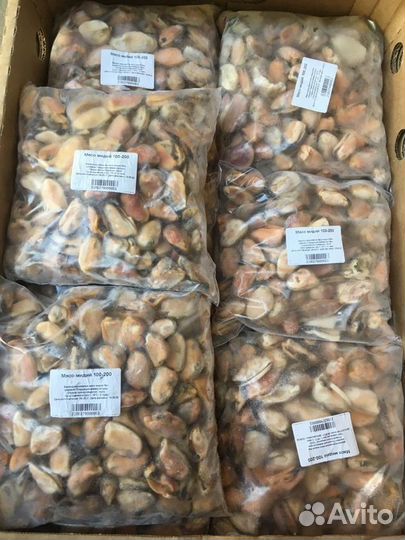 Мясо мидий 100-200 Чили