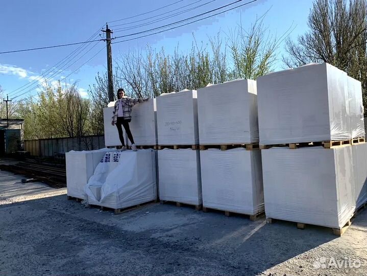 Газоблок 175х250х600