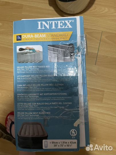 Надувной матрас intex