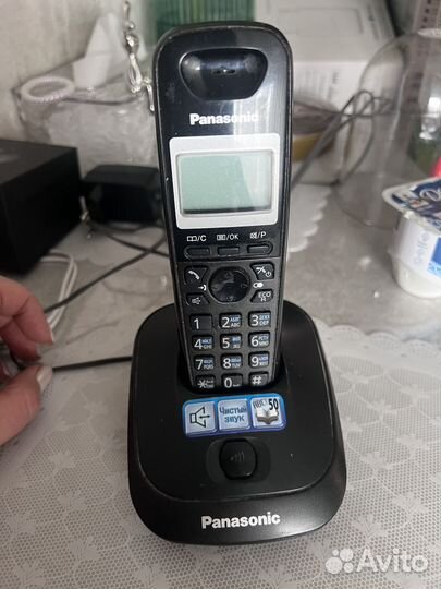 Телефон panasonic трубка радио