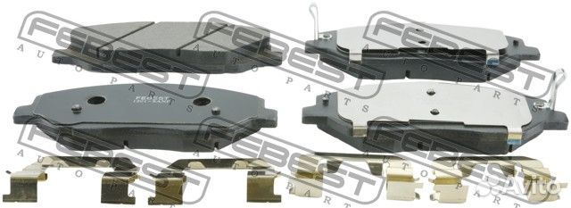 1201sanf Колодки тормозные дисковые перед